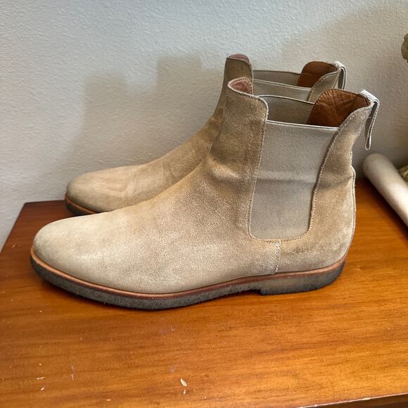 Common Projects Suede Chelsea Boots in Sand Size 42/ US 9 - Picture 3 of 16
